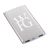 WFG Silver 4,000mAh Sleek Power Bank