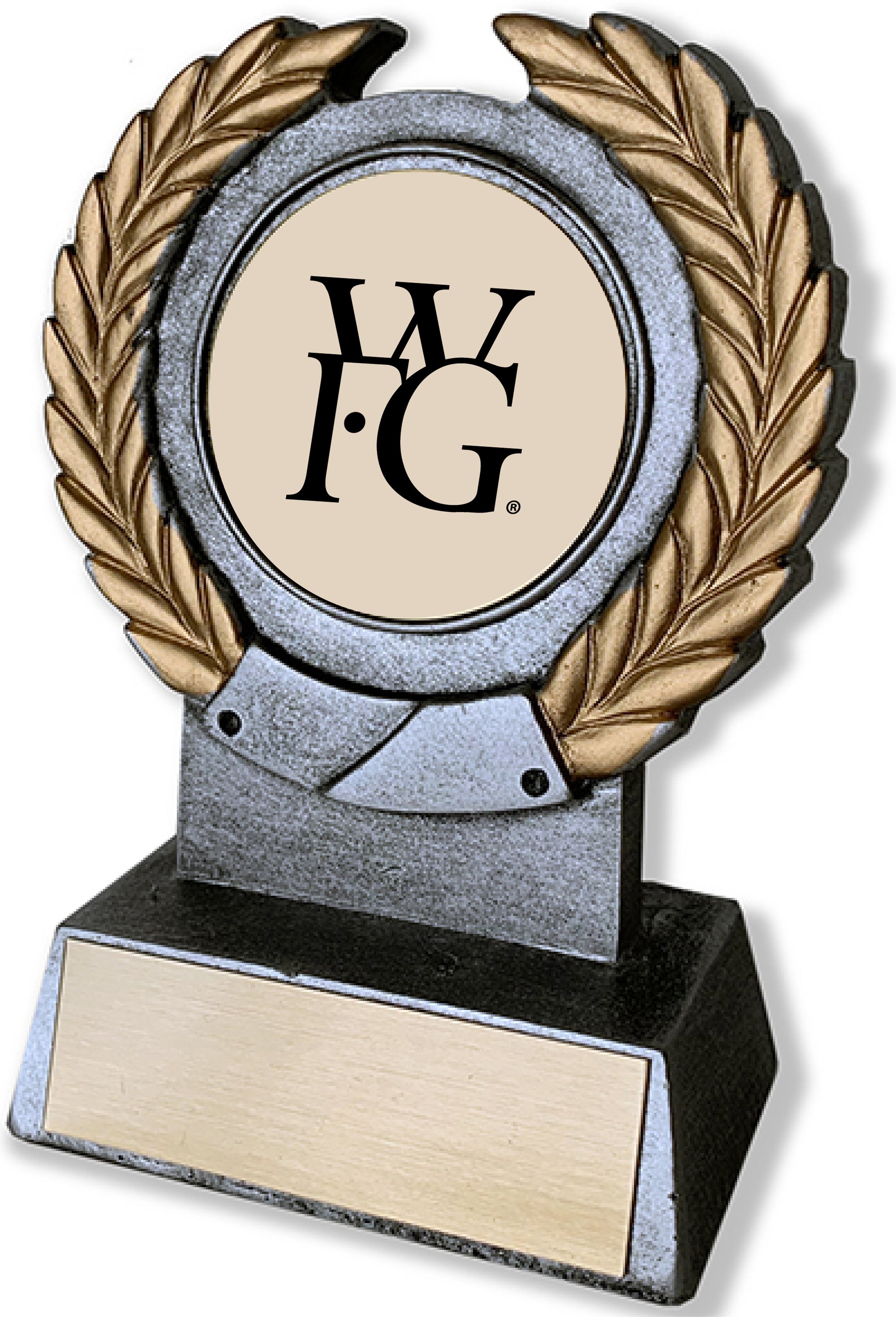 Wreath Math Trophy Cast Resin Wreath Trophy – WFG Store