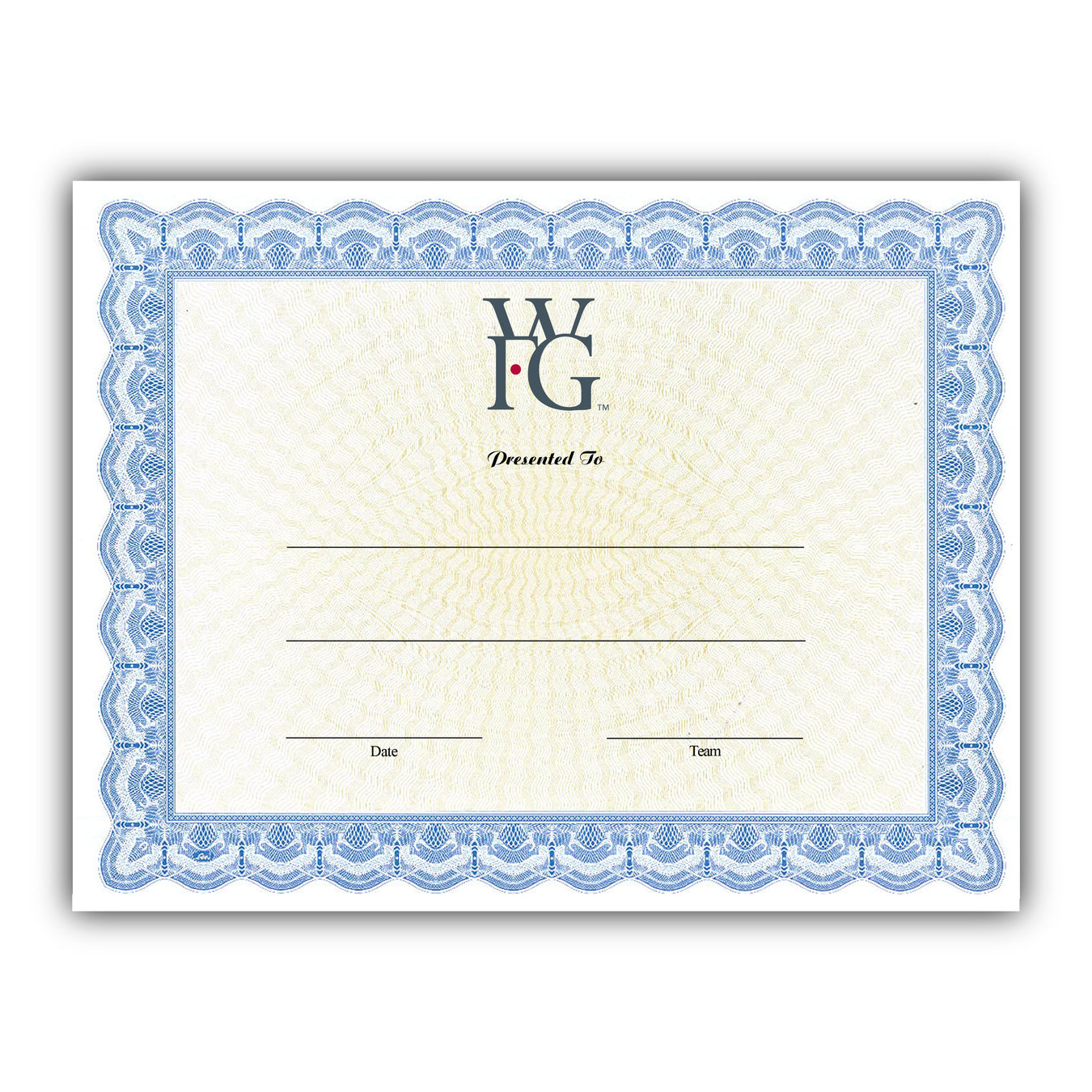 Certificates – WFG Store