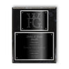 Classic Diamond Engraved Plaque on Black Marble Board