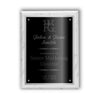 Classic Diamond Engraved Plaque on White Marble Board