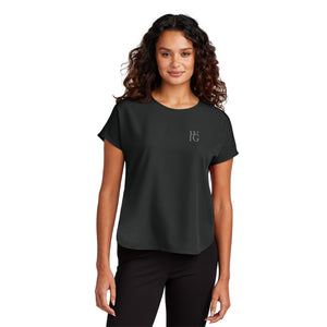 Ladies' Mercer+Mettle Stretch Crepe Crew
