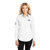 TSM Port Authority Women's Long Sleeve Shirt White