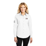 TSM Port Authority Women's Long Sleeve Shirt White