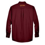 The Force Men's Long Sleeve Twill Shirt Wine