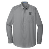 WFG Port Authority Long Sleeve Carefree Poplin Shirt
